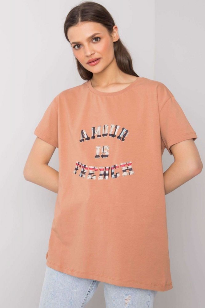 Tricou model 182812 Fancy maro