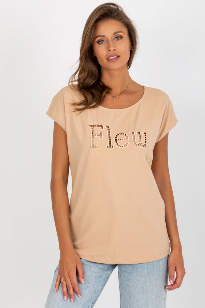 Tricou model 182814 Fancy maro