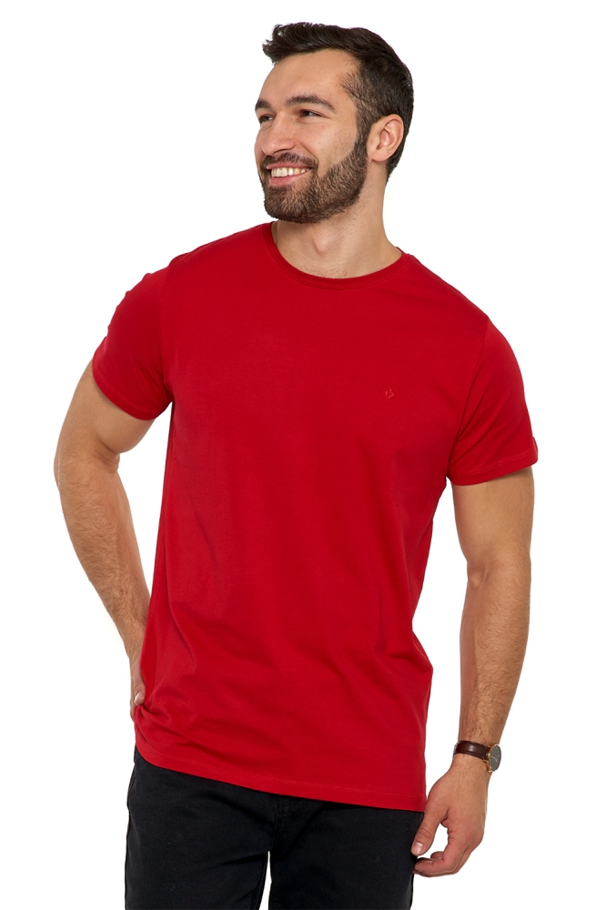 Tricou model 193836 Moraj rosu